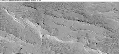 Layered structure, as seen by HiRISE under HiWish program