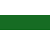 The flag of the Kingdom of Saxony (1815–1918), the Free State of Saxony (Weimar Republic (1918–1925), and reunified Germany (since 1991)