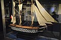 Model of Ottoman Navy flagship Mahmudiye (1829), a three-masted, three-decked, 128-gunned ship-of-the-line which was the world's largest battleship for many years.[9]