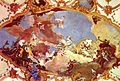Giovanni Battista Tiepolo: Apoll führt dem Genius Imperii die Braut Beatrix von Burgund zu, Deckenfresko im Kaisersaal der Würzburger Residenz, 1751