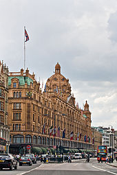 A photograph of a multi-storey department store