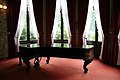 Wagner's Steinway grand piano in the Wahnfried drawing room. (2005)
