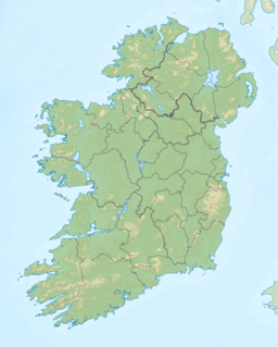 Derryclare Lough location in Ireland