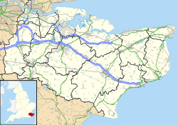 RAF Swingfield is located in Kent