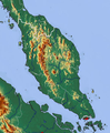 Image 40The topography of Peninsular Malaysia. (from Geography of Malaysia)
