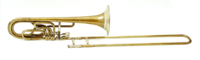 Contrabass trombone in F