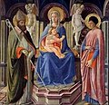 The Madonna and child with Saints Giusto and Clement (1449), Maestro della Natività di Castello