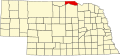 State map highlighting Boyd County