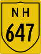 National Highway 647 shield}}