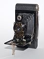 No. 2 Folding Autographic Brownie is a folding camera for type 120 autographic film. More than half a million were sold between 1915 and 1926.