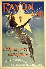 Poster for Rayon d'Or by Jean de Paléologue ("Pal") (1895)