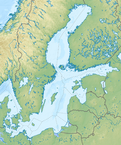 Gdańsk is located in Baltic Sea