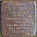 Stolperstein für Ilse Obar (Görresstraße 15)