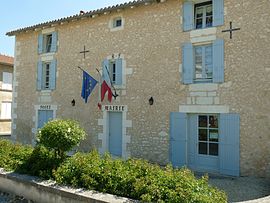 The town hall in Saint Privat en Périgord