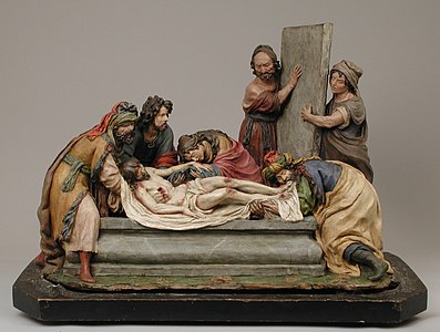 The Entombment of Christ, by Luisa Roldán (1654-1704)