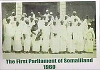 The First Parliament of Somaliland in 1960.