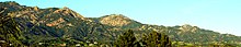 S.Y. Mtn. peaks (from left) La Cumbre, Cathedral, Arlington, White, and Gibraltar