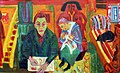 Ernst Ludwig Kirchner: Das Wohnzimmer, 1921