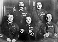 Image 48Five Marshals of the Soviet Union in 1935. Only two of them—Budyonny and Voroshilov—survived the Great Purge. Blyukher, Yegorov and Tukhachevsky were executed. (from Soviet Union)