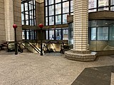 Part-time entrance from the lobby of 60 Wall Street