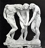 "The Three Shades" (1886) by Auguste Rodin