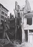 Destroyed building on Tsaritsa Yoanna blvd.[8]