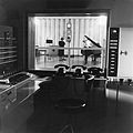 Image 8Control room and radio studio of the Finnish broadcasting company Yleisradio (YLE) in the 1930s. (from Radio broadcasting)