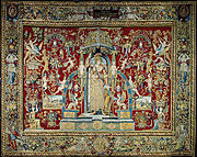 Tapestry from a suite of Months, woven by Cornelis de Ronde, Brussels, mid-16th century (Kunsthistorisches Museum, Vienna)