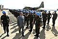 President Lula reviewing Brazilian Army troops