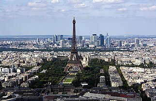 Champ de Mars – view from the Montparnasse Tower (2010)