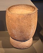 Stone Mortars from Eynan, Natufian period, 12500-9500 BC