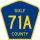 County Road 71A marker