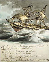 A sketch believed to be HMS Clio