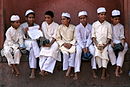 Muslimische Jungen in Delhi