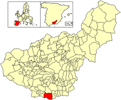 Location of Motril