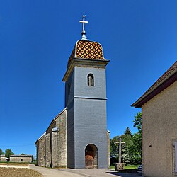 The church in Lomont-sur-Crête
