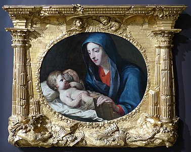 Sleep of the infant Jesus, late 17th century (Museum of Fine Arts, Marseille)