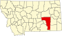 Rosebud County map