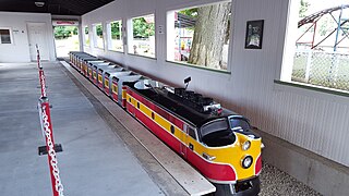 Midway Train 2016 in the new station house (2015)