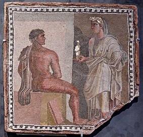Mosaic of Orestes and Iphigenia from horti Maecenas (Capitoline museum)