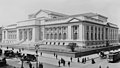 The New York Public Library in late-stage construction.