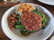 Indonesian plecing kangkung from Lombok
