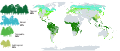 Image 15Proportion and distribution of global forest area by climatic domain, 2020 (from Forest)