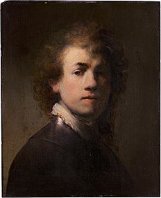 Self Portrait by Rembrandt, c. 1629