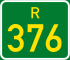 Regional route R376 shield