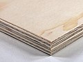 Plywood, a wood panel typically bonded with formaldehyde-based resins (UF, PF), is widely utilized for interior and exterior applications.