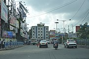 VIP Road with Jessore Road Junction, Kolkata Airport 1st Gate Area