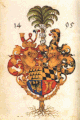Württemberg ducal coat of arms, dated 1495