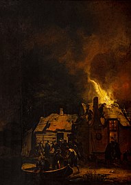 Ein Großbrand, Egbert van der Poel
