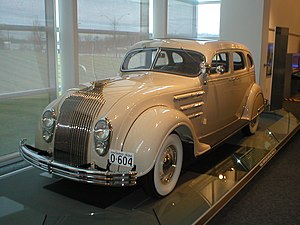 Chrysler Airflow sedan, designed by Carl Breer (1934)